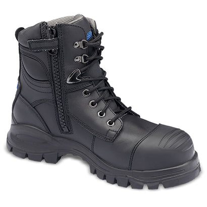 Blundstone Style 997 - Unisex Lace-up Zip Steel Cap Safety Boot
