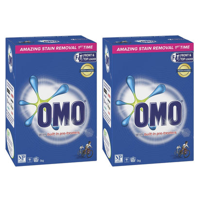 OMO Front & Top Active Clean Laundry Powder 5 and 10 Kg