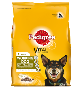 Pedigree Working Dog Formula with Real Beef