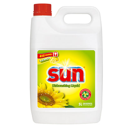 Sun Dish Washing Up Liquid Sunshine Lemon
