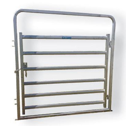 Yellow Tag 70 x 41 mm Oval Rail Cattle Yard Gate in Frame