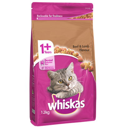 Whiskas® Adult Beef & Lamb Flavour